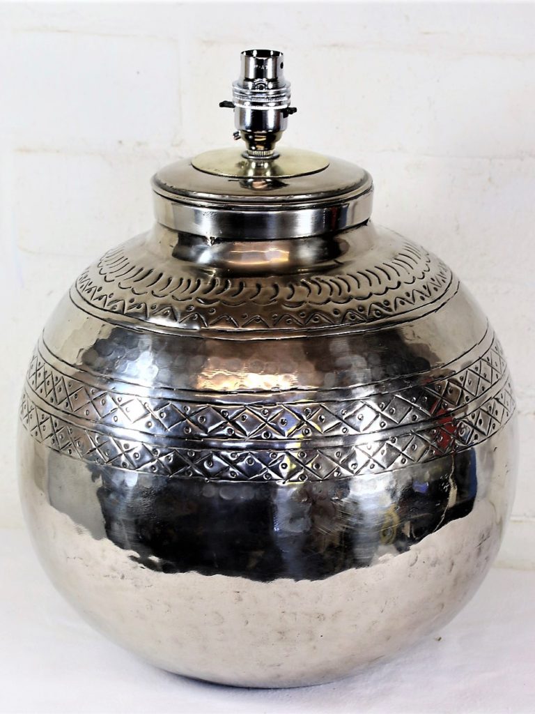 Hammered Metal Table Lamps – The Joy of Ethnic Table Lamps