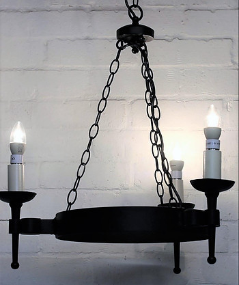 Smithbrook 3 Arm Wrought Iron Lit