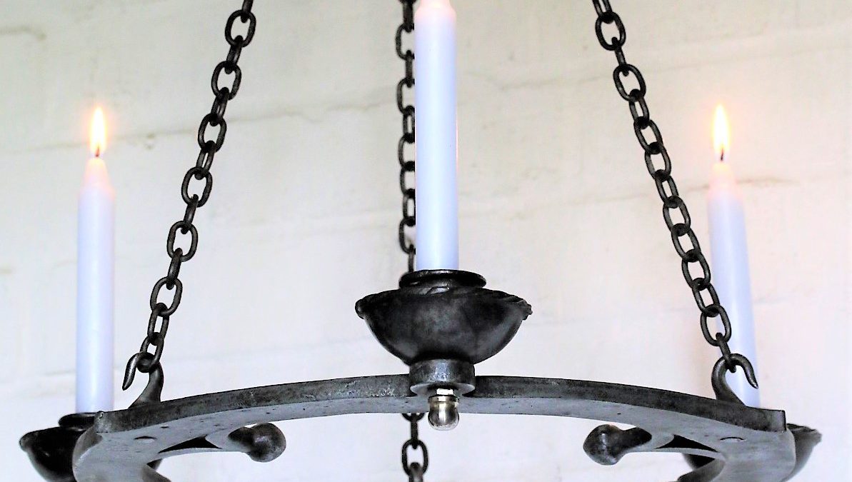 Restoring a Historical Antique Candelabra. A Candle Light Chandelier with a great story.