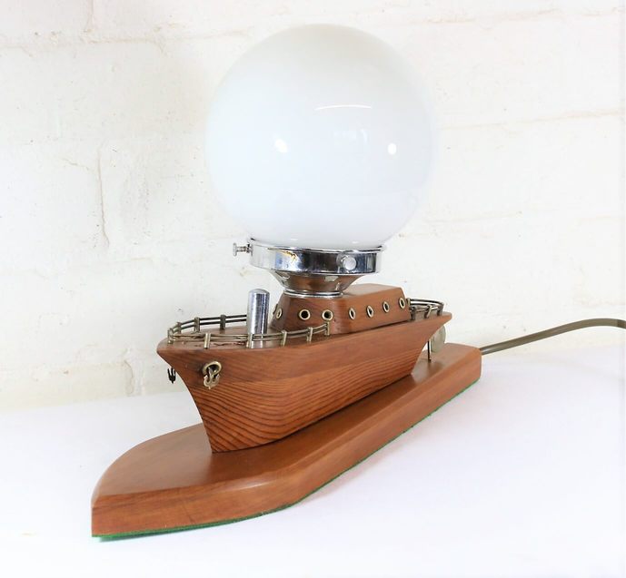 Art Deco Boat Lamp