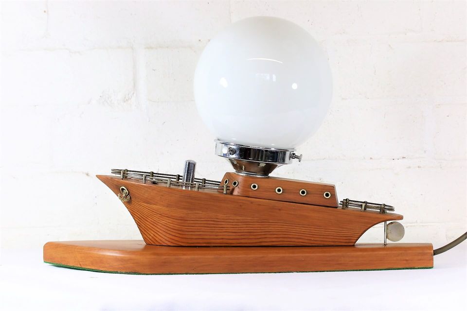 Art Deco Boat Lamp