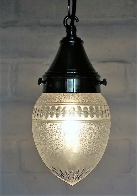 Edwardian Lighting. Restoring a British Antique Cut Glass Traditional Ceiling Light.