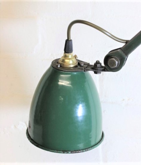 Restoring A Vintage Industrial Desk Lamp. A Forgotten Piece Of Factory Lighting.