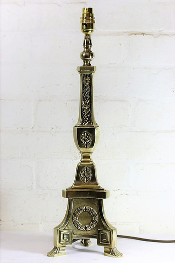 Antique brass lamp