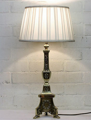 antique brass table lamp