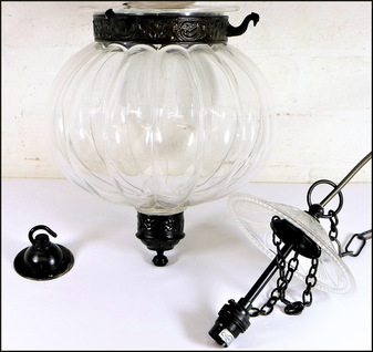 A Review of The Vaughan Designs Pumpkin Glass Globe Pendant