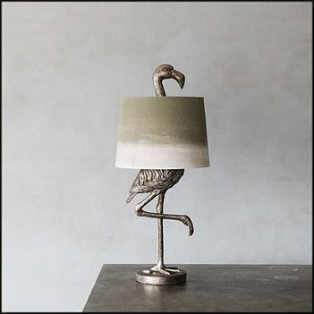 The Silver Flamingo Table Lamp by Graham & Green