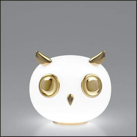 Uhuh Hibou Owl Table Lamp Gold Plated by Moooi