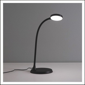 Habitat Lizzie Desk Lamp Grey Table Adjustable Light Home Office Metal Lights 
