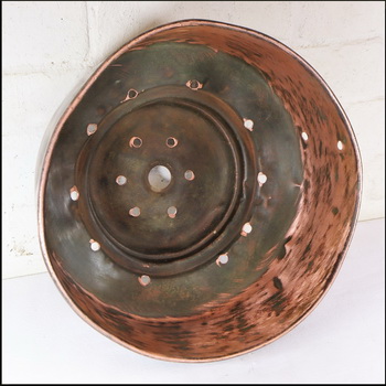 Copper ceiling light