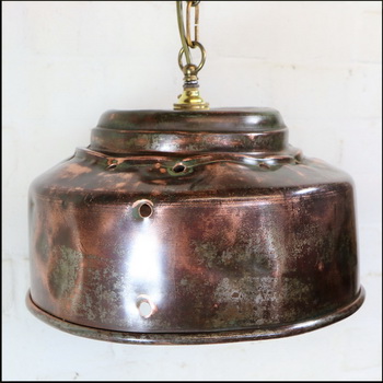 Copper ceiling light