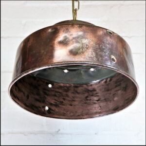 Copper ceiling light