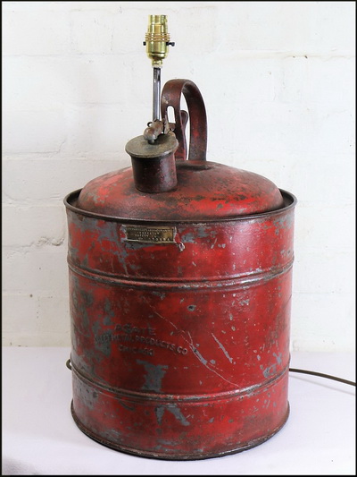 Vintage Petrol can Table Lamp