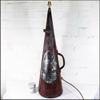 Making a Vintage Fire Extinguisher Table Lamp.