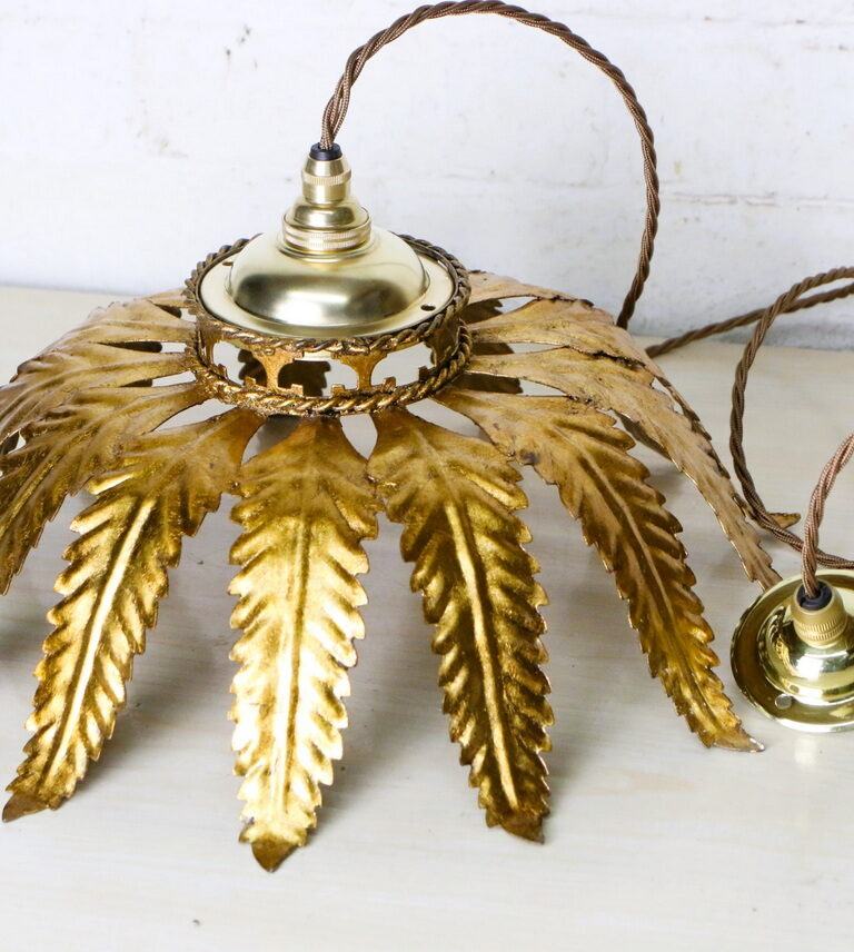 Restoring Antique Toleware Chandelier Lighting
